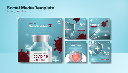 Covid-19 Vaccination Social Media Stories Template
