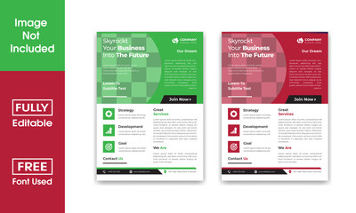 Modern And Creative brochure design, cover layout, annual report, poster, corporate flyer A4 size Template Design
