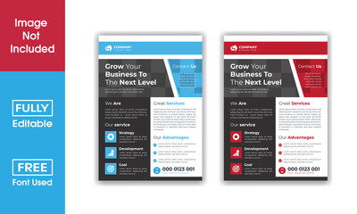 Modern And Creative brochure design, cover layout, annual report, poster, corporate flyer A4 size Template Design.