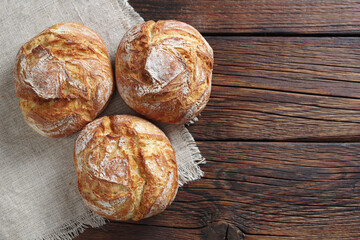 Loaves of small bread