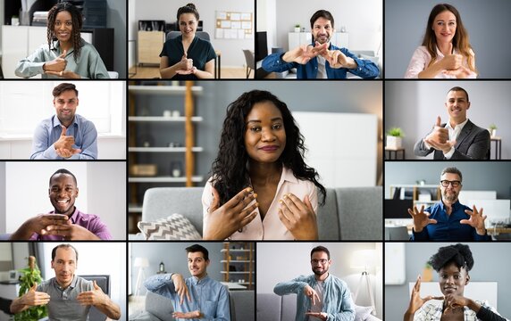 Sign Language Online Learning Collage