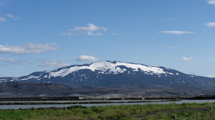 The infamous Mt Hekla volcano in South Iceland.