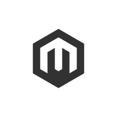 Letter W Hexagon logo icon design