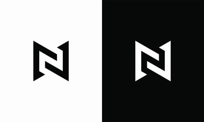 Initial Letter N Lettermark Logo Vector Design