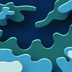 PaperCut effect background design 