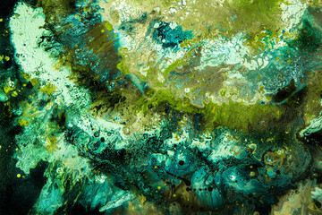 Marble. Liquid paints. Grunge texture. Abstract painting. Modern art.
