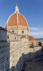 Fototapeta na wymiar Firenze. Duomo con la cupola del Brunelleschi