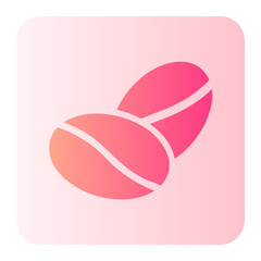 coffee beans gradient icon