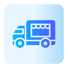 Delivery Truck gradient icon