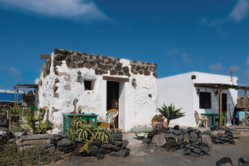 The smallhouses  from  El Golfo on the Canary Island of Lanzarote