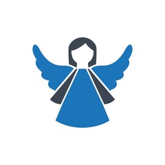 Angel icon ( vector illustration )