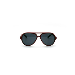 Stylish black sunglasses isolated on white background.