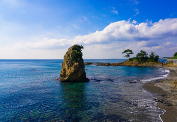かながわの景勝50選 秋谷の立石（神奈川県横須賀市）