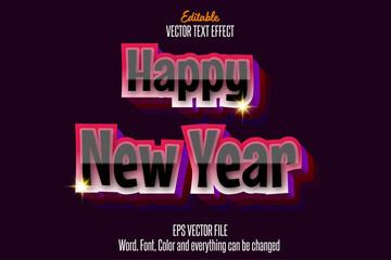 New Year Text Effect
