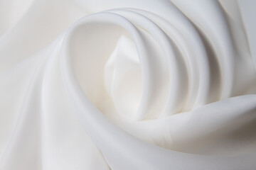 Background, texture. Template. Silk fabric, matte organza "Carolina", milk colors
