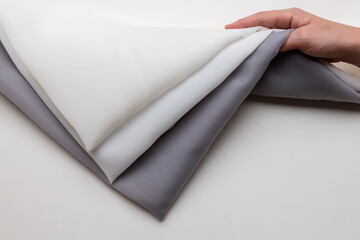 Background, texture. Template. Silk fabric, matte organza