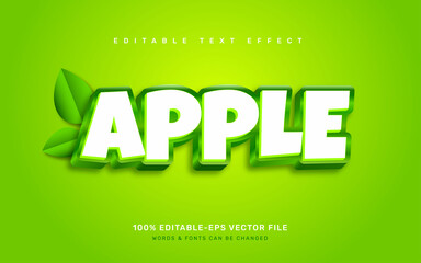 Apple text effect