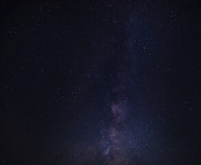 Milky Way in a bright sky