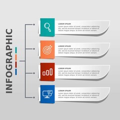 modern business infographic template design