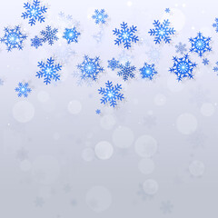 xmas holiday blue snowflake