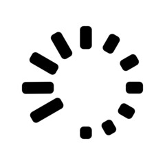 Loading icon isolated on white background