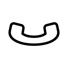Phone icon isolated on white background
