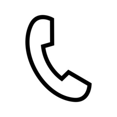 Phone icon isolated on white background