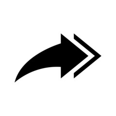 Share icon isolated on white background