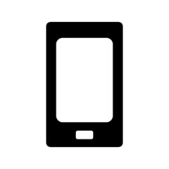 Smartphone icon isolated on white background