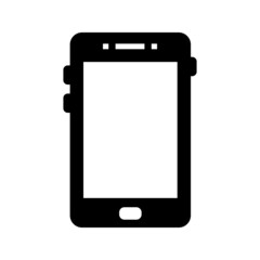 Smartphone icon isolated on white background
