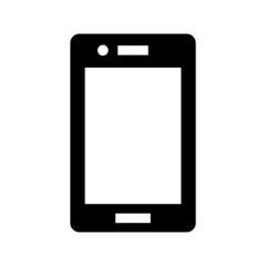 Smartphone icon isolated on white background
