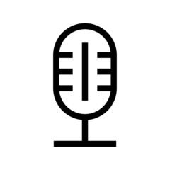 Voice icon isolated on white background