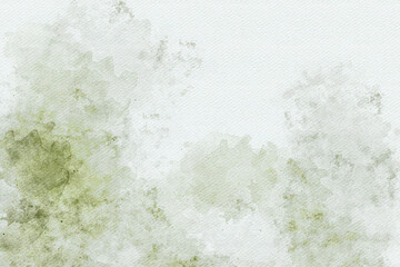 Green light watercolor, ink, abstract backround texture. Art abstract with copy space for banner, poster, wallpaper, backdrop. High resolution colorful watercolor texture background. 