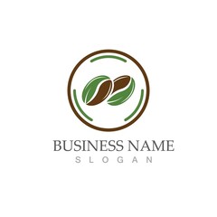 coffee bean icon vector