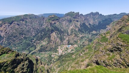 Fototapeta premium beautiful green landscape in Madeira