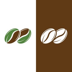 coffee bean icon vector