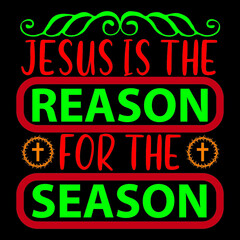 Naklejka na ściany i meble Jesus is the reason for the season.