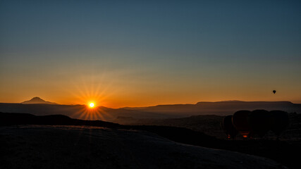 The mountains of Cappadocia, Turkey.
