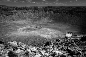 Arizona crater - obrazy, fototapety, plakaty
