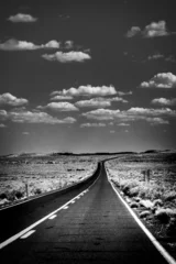 Badkamer foto achterwand Route 66 in Black and White © AGrandemange