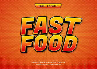 Fast Food Text Effect