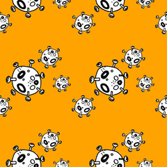 Obraz premium illustration covid virus vaccine