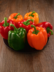 Cooking aliment closeup. Fresh healthy food for woman.