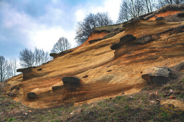 wind mountain. unusual natural phenomena