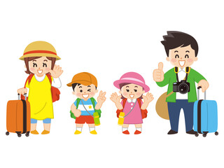 家族旅行　観光　トラベル