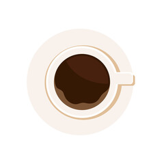 view aerial of coffee