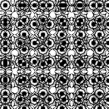 abstract flower and flora black and white color pattern background, illustration art design for wallpaer, decoration and modern fabric pattern