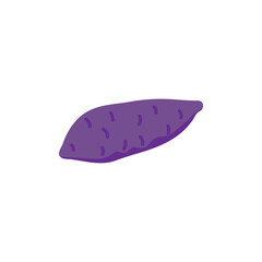 sweet potato   icon design template vector isolated illustration