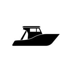 Fototapeta na wymiar speed boat icon design template vector isolated illustration