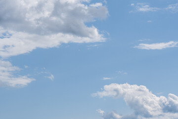Fototapeta na wymiar white clouds and blue sky, background.